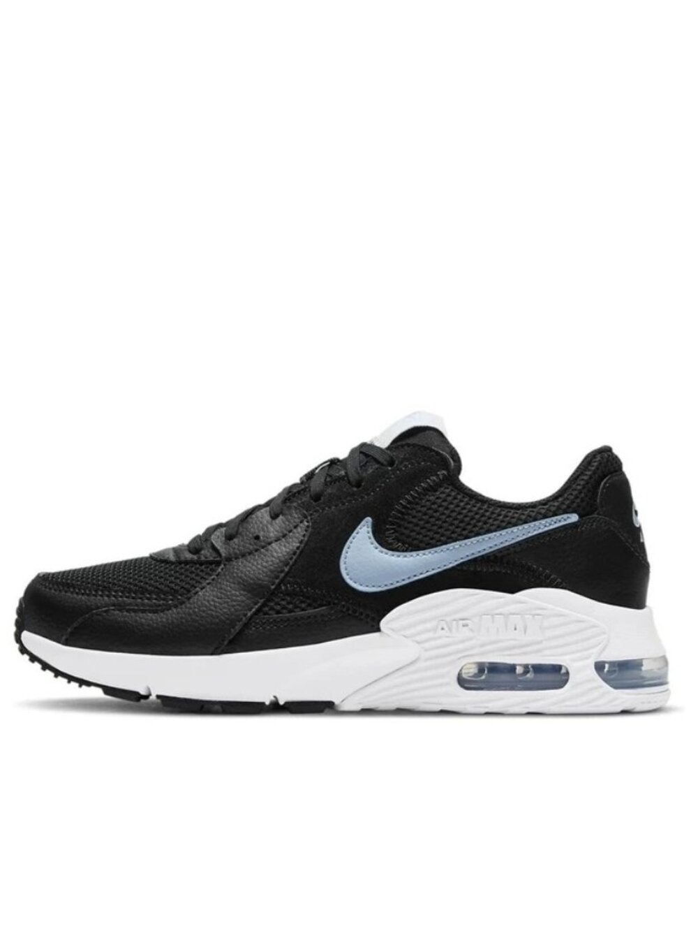 Nike Air Max Excee Black Hydrogen Blue Unisex Running Shoes Sz US 8.5 CD5432 004